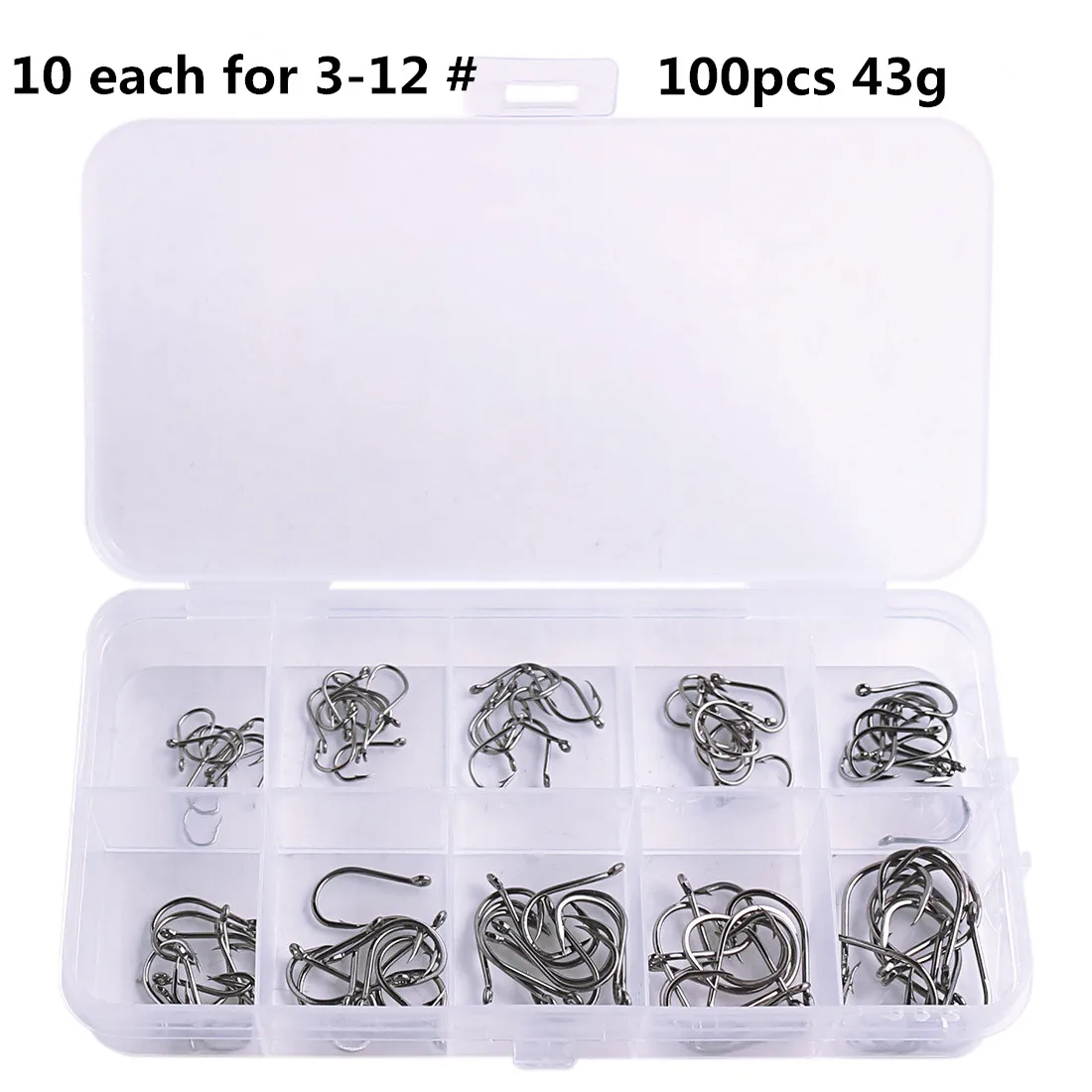 100 fishing hooks