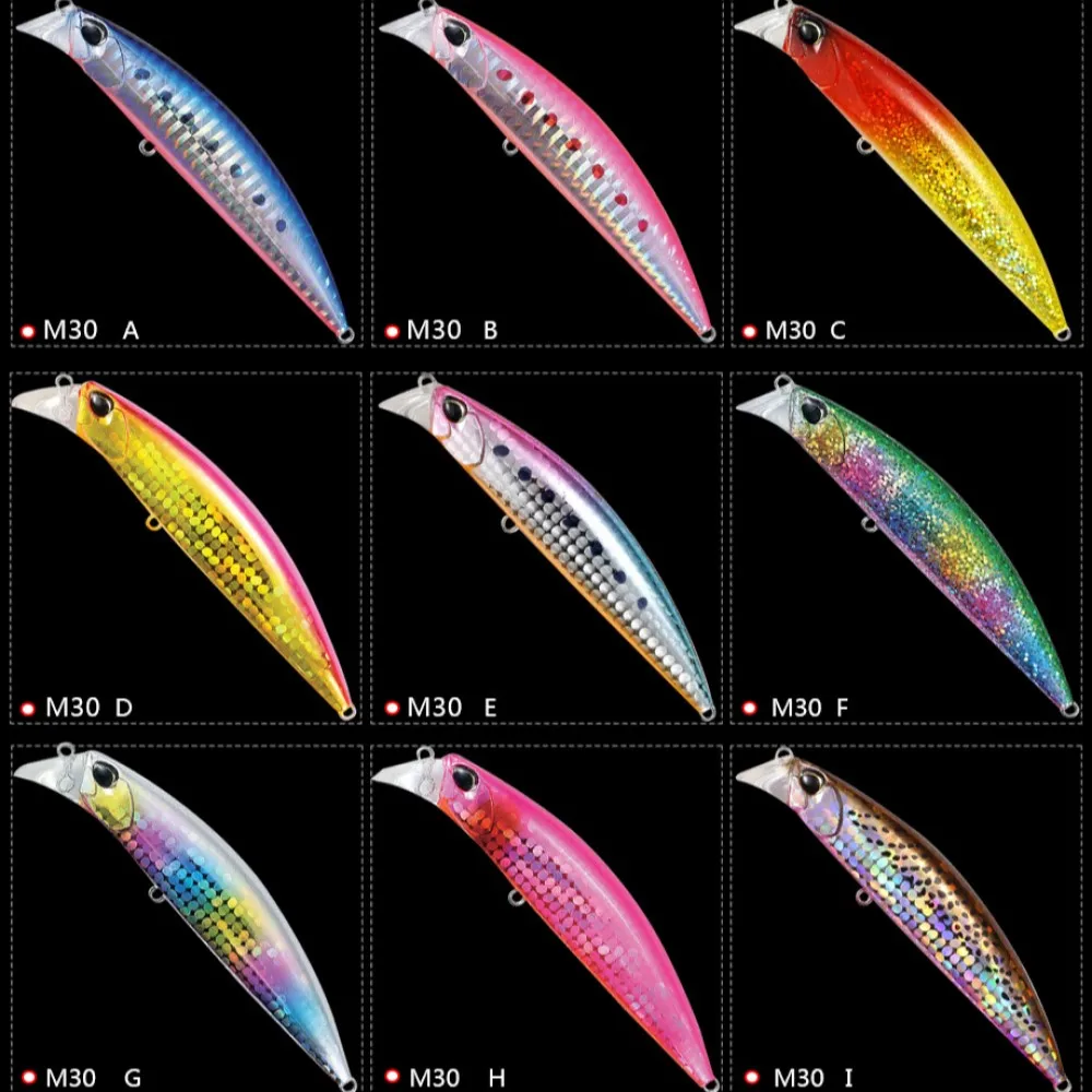 Señuelo de pesca Minnow, 95mm/30g, jerkbait artificial para trucha, wobbler hundido para lubina,Duo Beach Walker Fulcrum 95 Axcion 95 - imagen 5