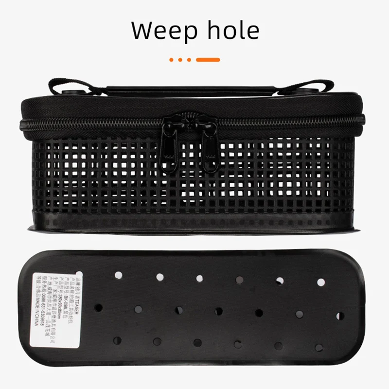 Bolsa de caja de pesca gruesa impermeable, caja de equipo de pesca, Cubo de pescado vivo, sublínea principal, estuche de almacenamiento flotante, bolso de mano portátil - imagen 4