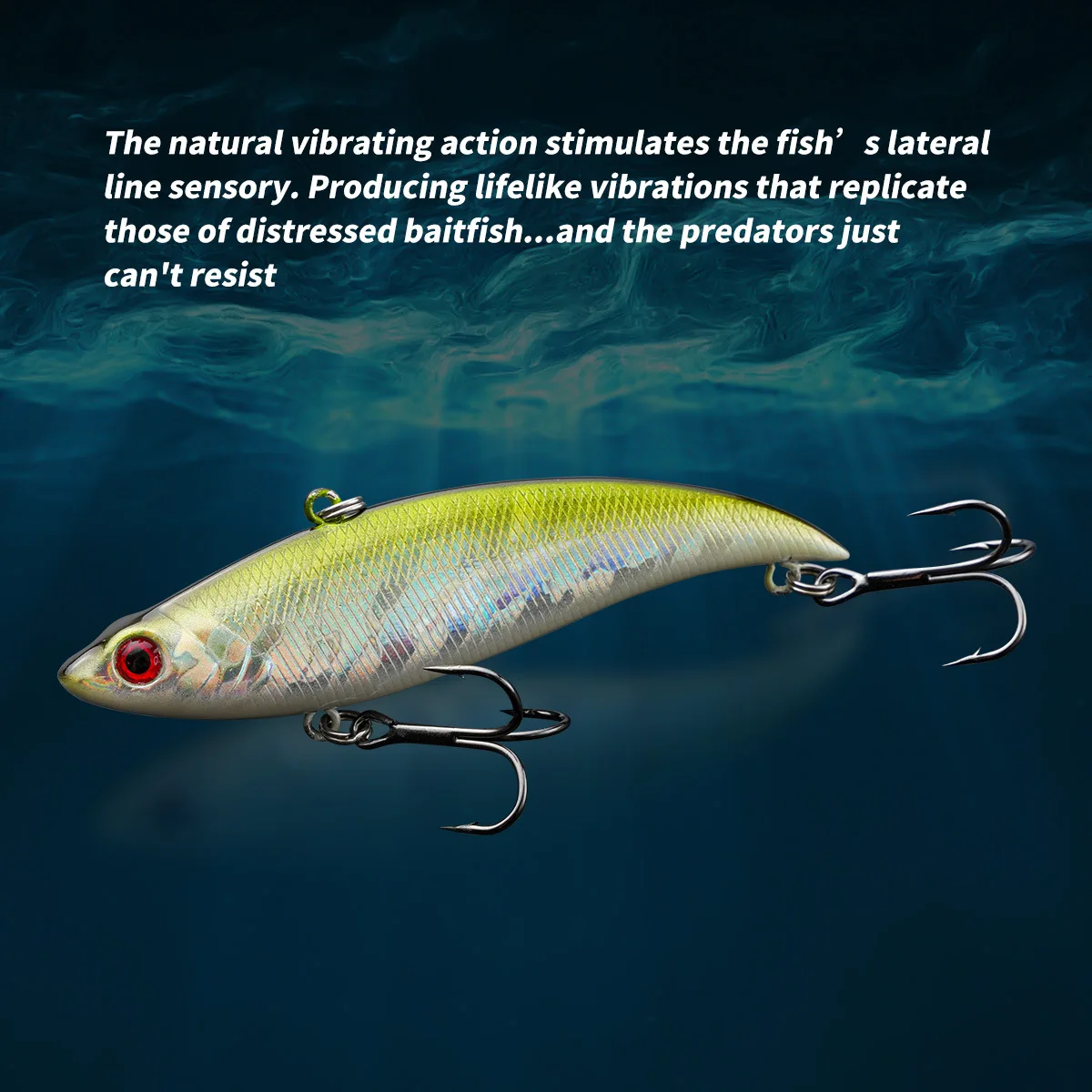 1 Uds. Señuelo de pesca Testar 90mm 28g cebo de vibración de fundición larga hundimiento Vib Wobblers cebo duro de hielo de invierno para Lucio - imagen 2