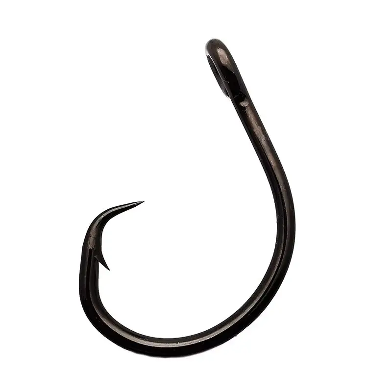 Mustad-anzuelos de pesca Ultrapoint 39950NP, señuelo de gusano de océano profundo, afilado, gancho de púas, anzuelos circulares de acero de alto carbono, pescado negro - imagen 2