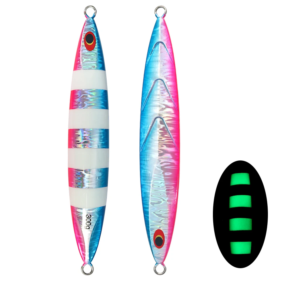 Señuelos de pesca coloridos con acentos brillantes para una visibilidad mejorada