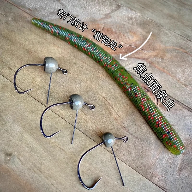 XZONE-gusano SENKO que se hunde, palo central verdadero, cebo blando para aparejo loco/NEKO RIG/Texas RIG, 5 pulgadas, 12,7 cm, 8 unids/lote por bolsa - imagen 2