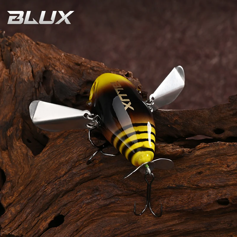 BLUX Micro Buttini Pompadour Señuelo Wobbler Topwater para Lubina - imagen 2