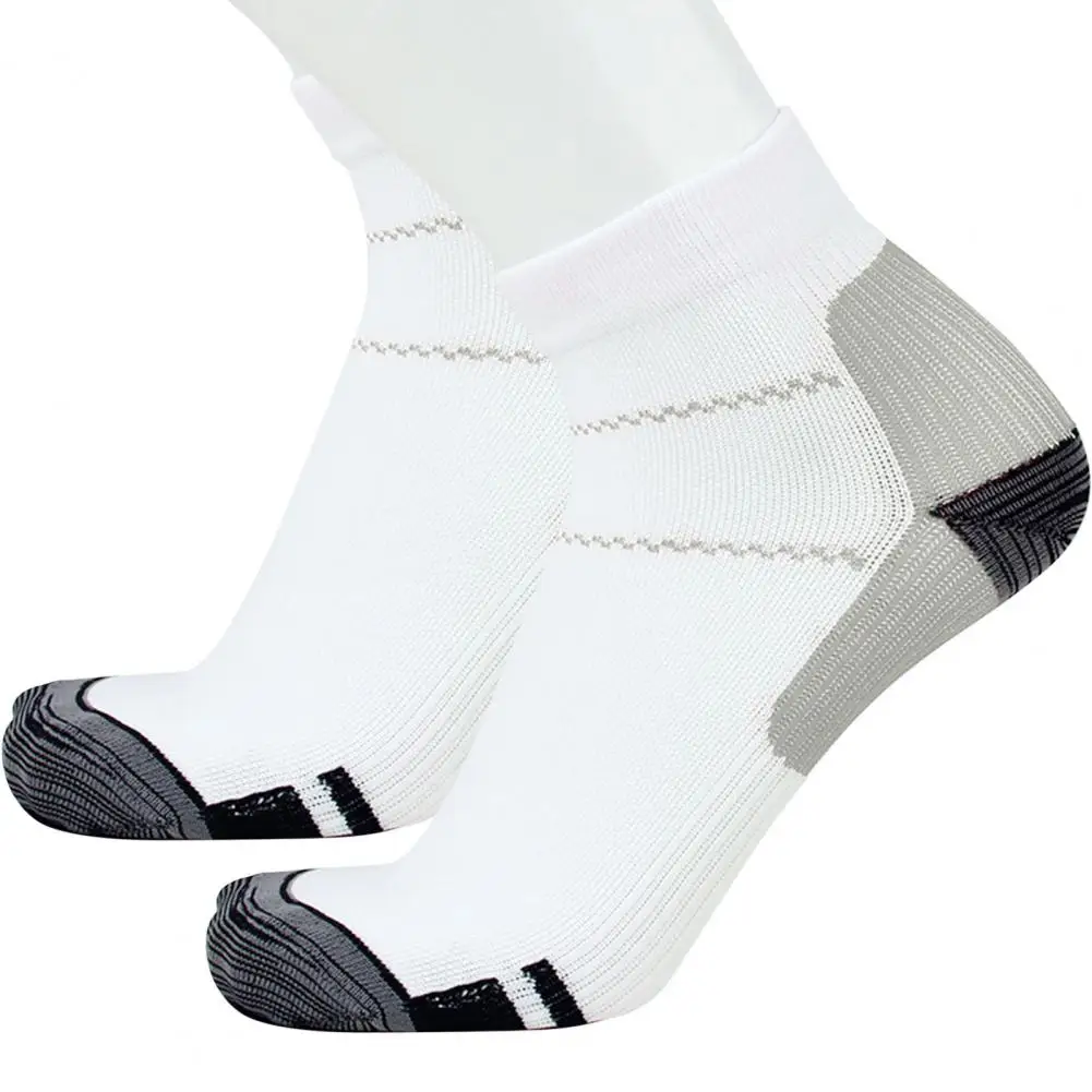 Calcetines de compresión a rayas para bicicleta de montaña, medias profesionales transpirables para hombre y mujer, para deportes al aire libre y carreras - imagen 5