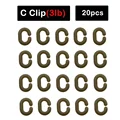 20pcs - 3lb C Clip