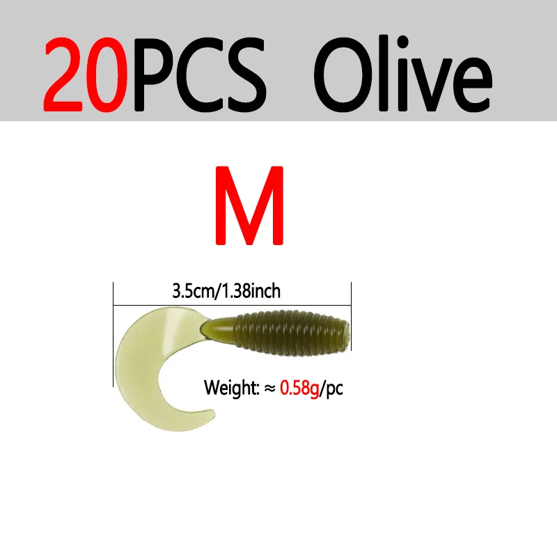 20pcs Olive M