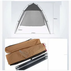 Sombrilla de playa impermeable y plegable para pesca
