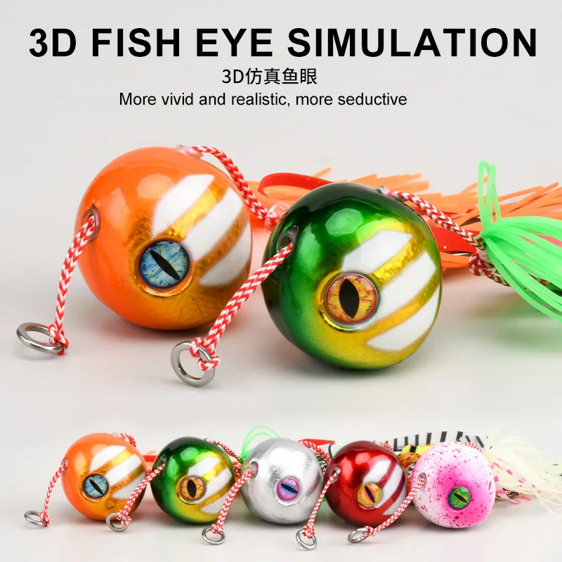 OBSESSION J29-Cebo de plantilla Inchiku para pesca en agua salada, cabeza de plantilla de besugo con cebo de Metal duro de calamar Skrit, 60g, 80g, 100g, 120g, 150g, 200g - imagen 4