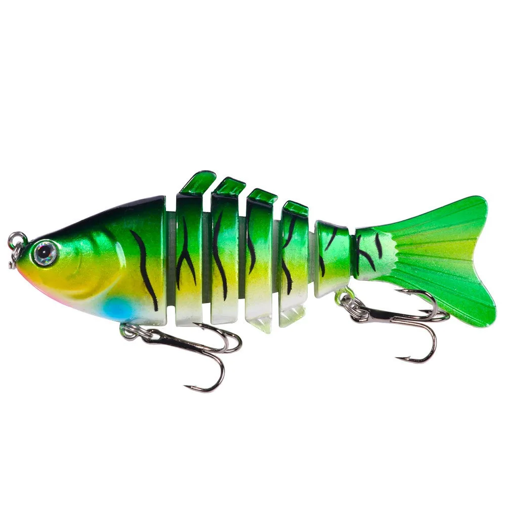 Swimbait multiarticulado 7 secciones – Señuelo hundible para lubina - imagen 5