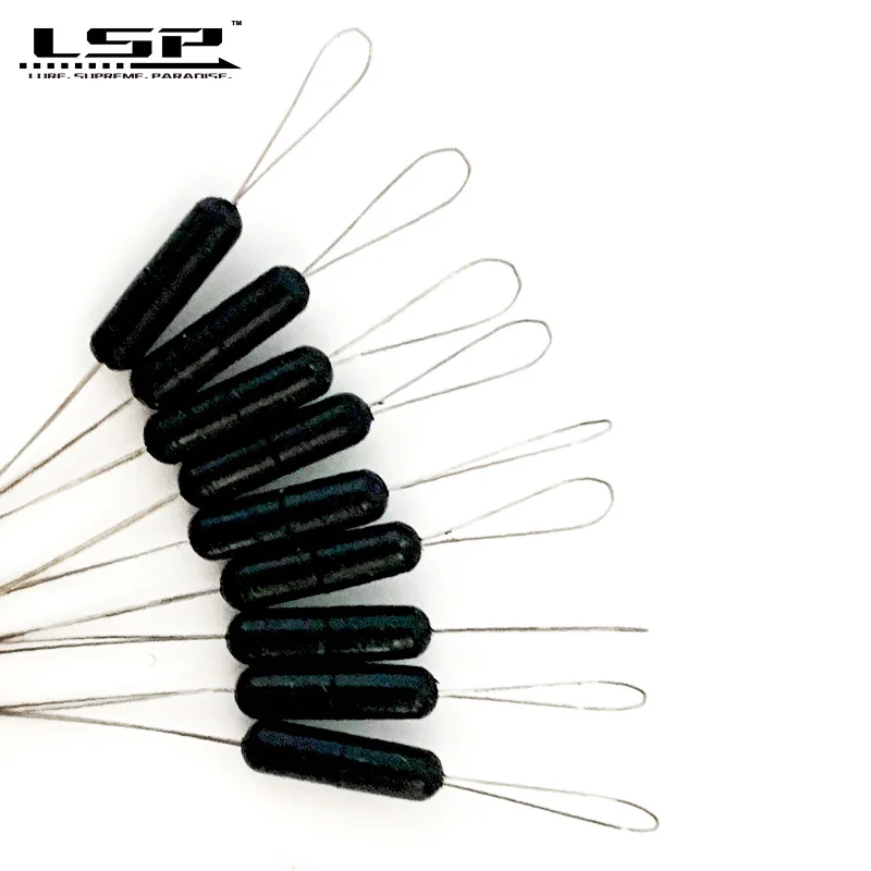 LSP-tapón de goma para granos espaciales, accesorios de pesca, flotador, Bobber, cuentas, plomada, topes, conector, línea de pesca, 9 unids/lote por paquete - imagen 4
