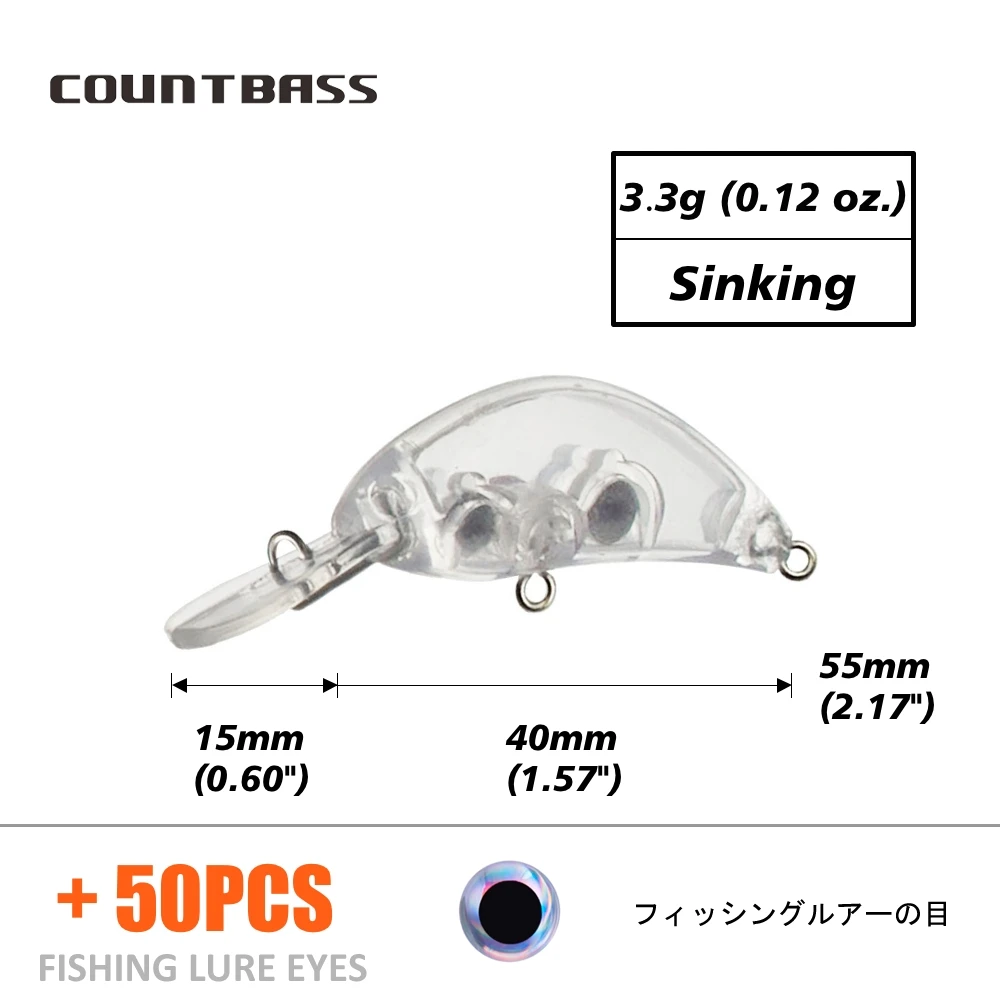 Blank Lure With Eyes