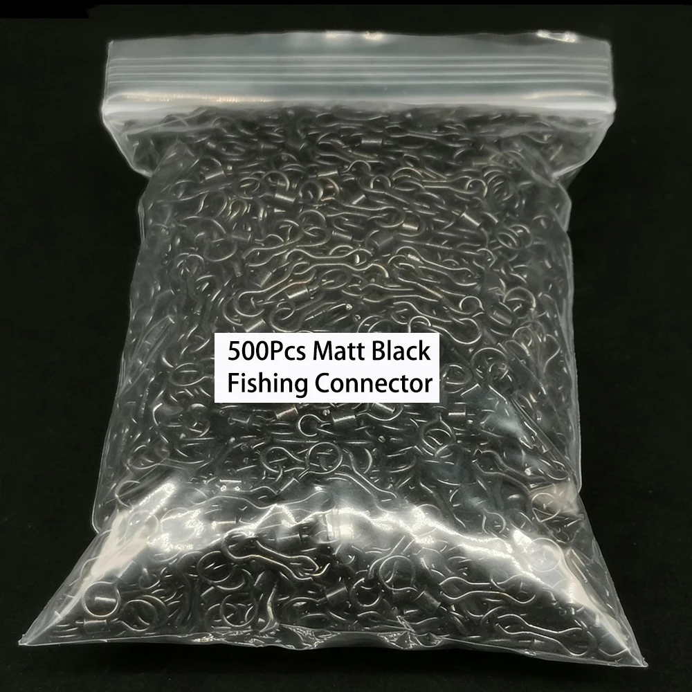 Giratorios Ledear negro mate – Ojo grande y pequeño para carpa - imagen 3