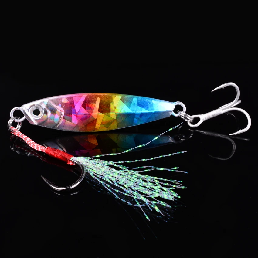Señuelo de Metal fundido para pesca de carpa, cebo lento de 7G, 10G, 15G, 20G, 30G, 40G, accesorios para Jigging de mar e invierno, 1 unidad - imagen 4