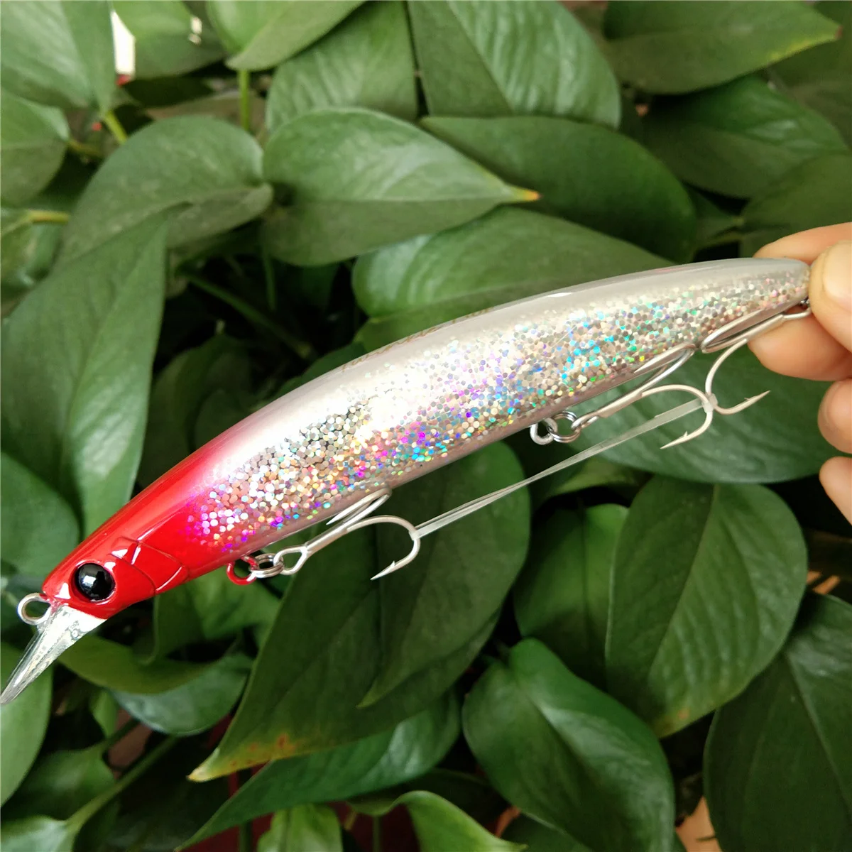 Señuelos de Pesca de 4 piezas, 130mm, 23g, TWINKLE 130F Minnow, Kit profesional Crankbait, 5 piezas, cebos de pesca novatos, adecuado para agregar caja de señuelos - imagen 5