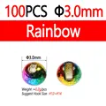 100pc 3.0mm Rainbow
