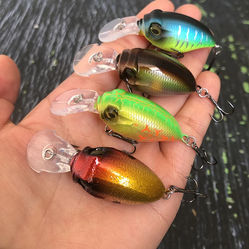 Mini señuelos flotantes de Pesca, cebo duro Artificial, 35mm, 6g, Wobbler, equipo de Swimbait - imagen 3