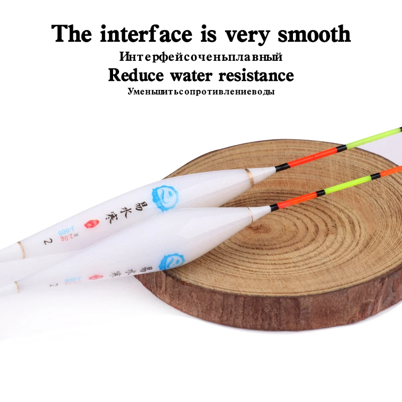 Flotadores Nano compuestos para pesca vertical en río y poca profundidad - imagen 3
