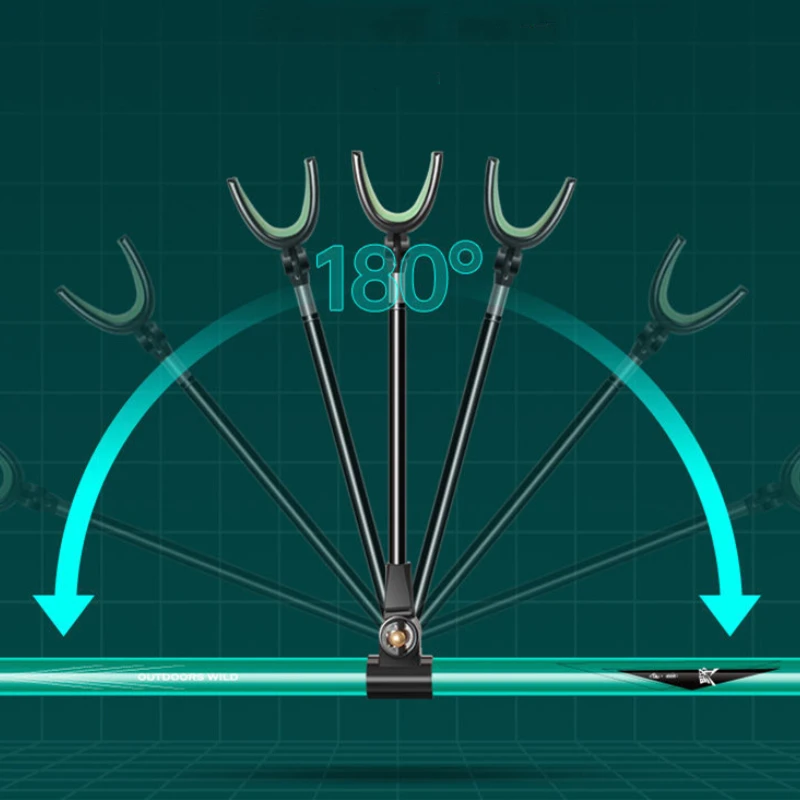 Soporte de caña de pescar de carbono superduro, soporte de carga grande, edición grande, Bimetal, suministros de Pesca de posicionamiento libre - imagen 5
