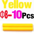 8mm 10 piezas amarillo