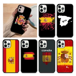 Funda bandera España para iPhone 17 16 15 14 13 Pro Max Plus