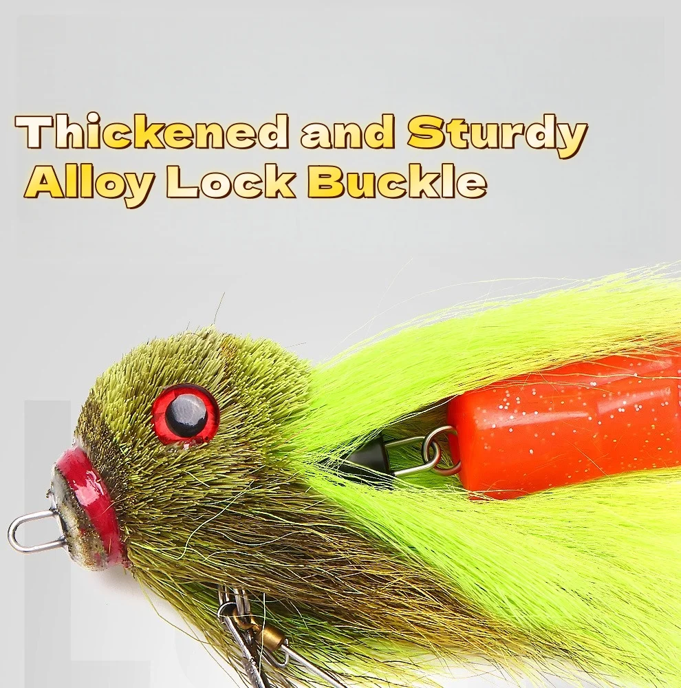 1 unidad de cebo Artificial duro multiarticulado de 21cm/37g, señuelo de pesca con ratón para Lucio, cebo de pesca Artificial suave - imagen 3