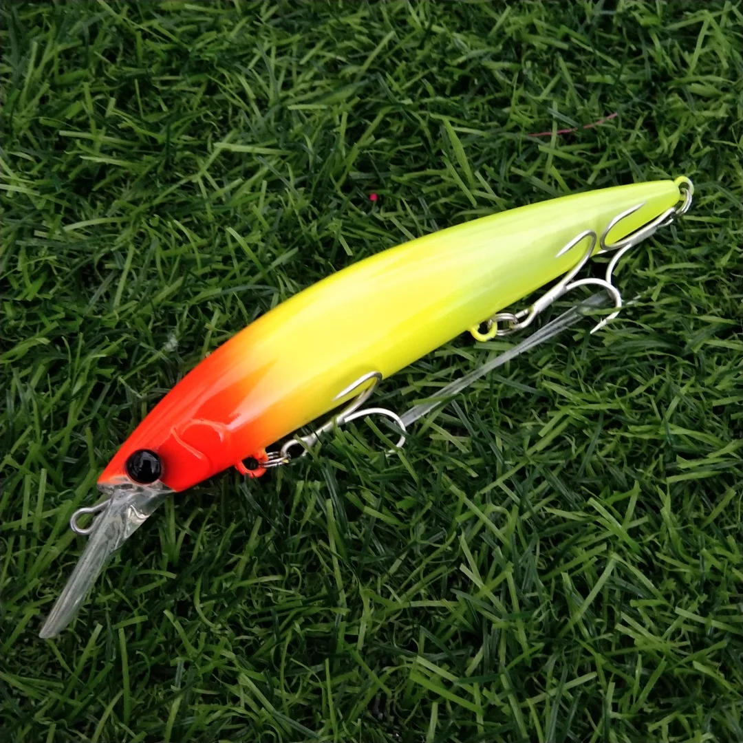 TSURINOYA 8 Uds 110mm 37g señuelo de pesca de mar Max 80m lanzamiento Ultra largo hundimiento Minnow WIZARD 110S cebos duros artificiales - imagen 3