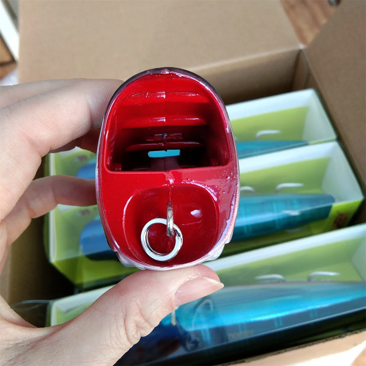 NOEBY, 1 unidad, 19cm, 129g, Señuelos de Pesca Popper, cebos de burbujas Topwater, Wobblers Jet Popper para GT Tuna, señuelo de pesca de gran juego - imagen 3