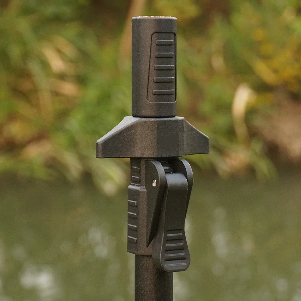 Caña telescópica de aluminio Hirisi para pesca de carpa con soporte
