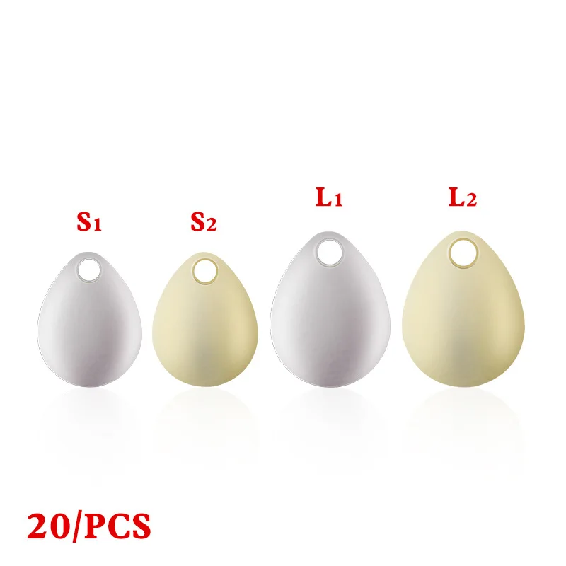 10 piezas de lentejuelas de carretera, cebo con forma de gota de agua, lentejuelas giratorias de oro y plata, 0,5g/0,8g, accesorios de equipo de pesca - imagen 3