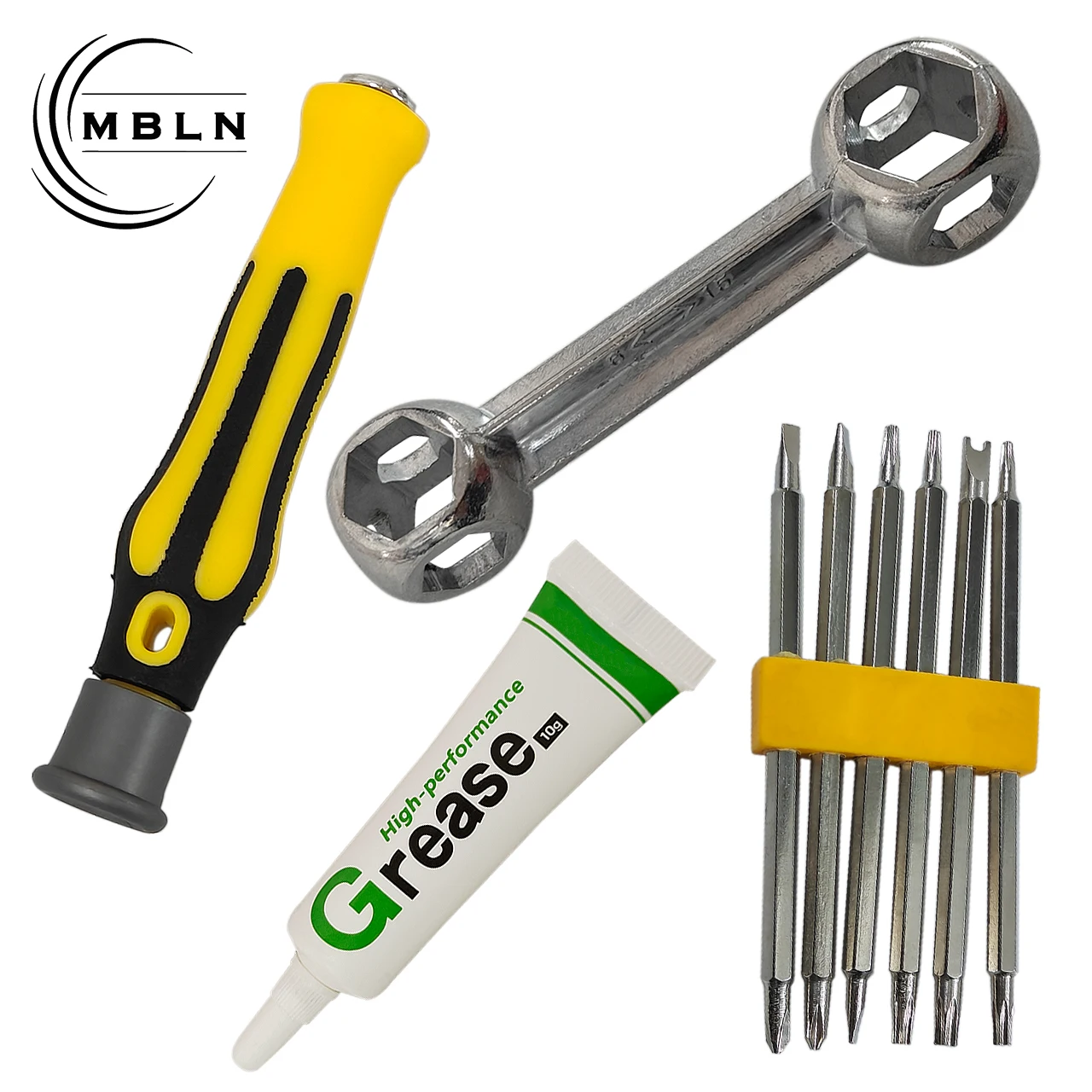 Kit de mantenimiento carretes MBLN – Reparación para spinning con grasa y llave - imagen 2