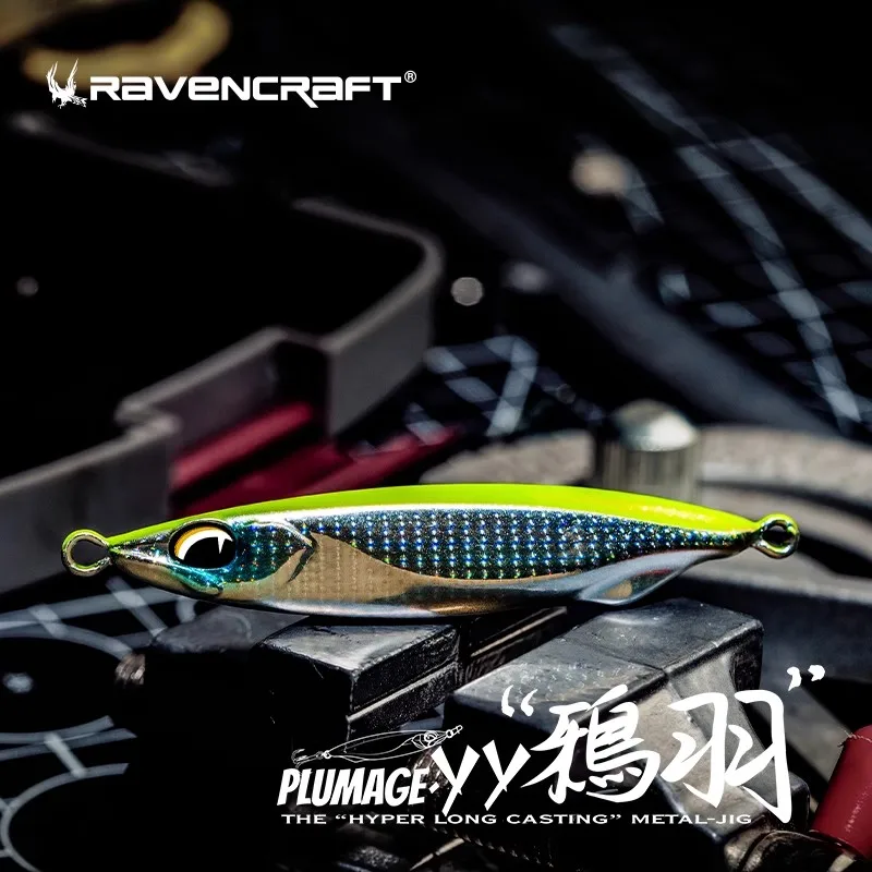 2025 New 5pcs Ravencraft "YY" Sinking Long Shot Metal JIG Fishing Lure 10g/16g/22g/28g Isca Artificial Wobbler Bass Fake Baits - imagen 4