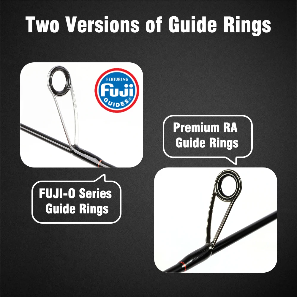 Caña de pescar giratoria ultraligera MIFINE OUTRANGE UL, señuelo 0,5-5G 30T, anillos Fuji/RA de fibra de carbono, puntas huecas para caña de pescar de trucha - imagen 3