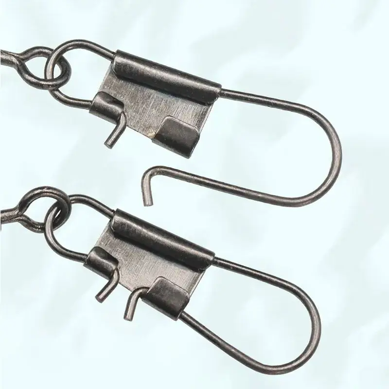 WEIHE-accesorio de pesca giratorio de 4 vías, Material de acero de alto carbono, 3,5g, 10 piezas - imagen 3