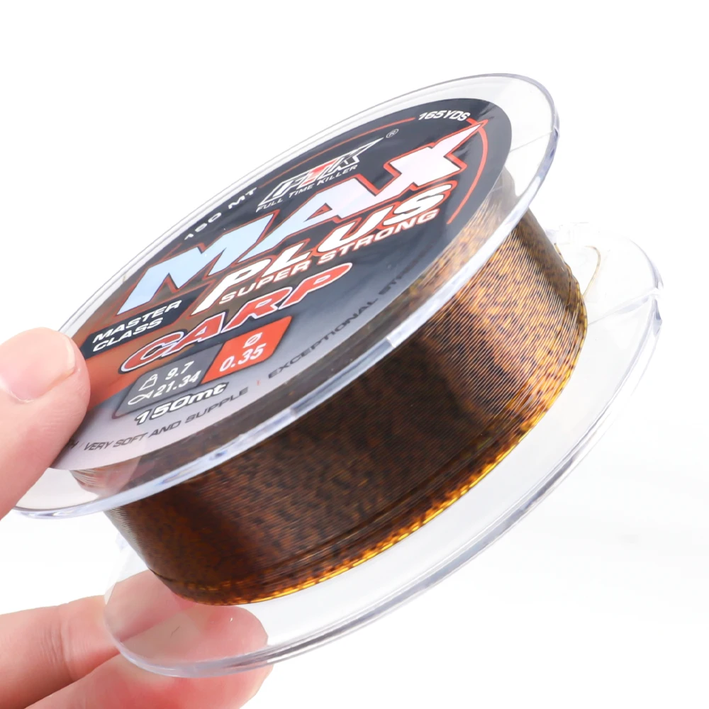 FTK-sedal de pesca de carpa superfuerte, hilo de pesca de monofilamento, recubierto de fluorocarbono, Invisible, 3D - imagen 5