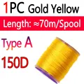 1pc Gold Yellow A