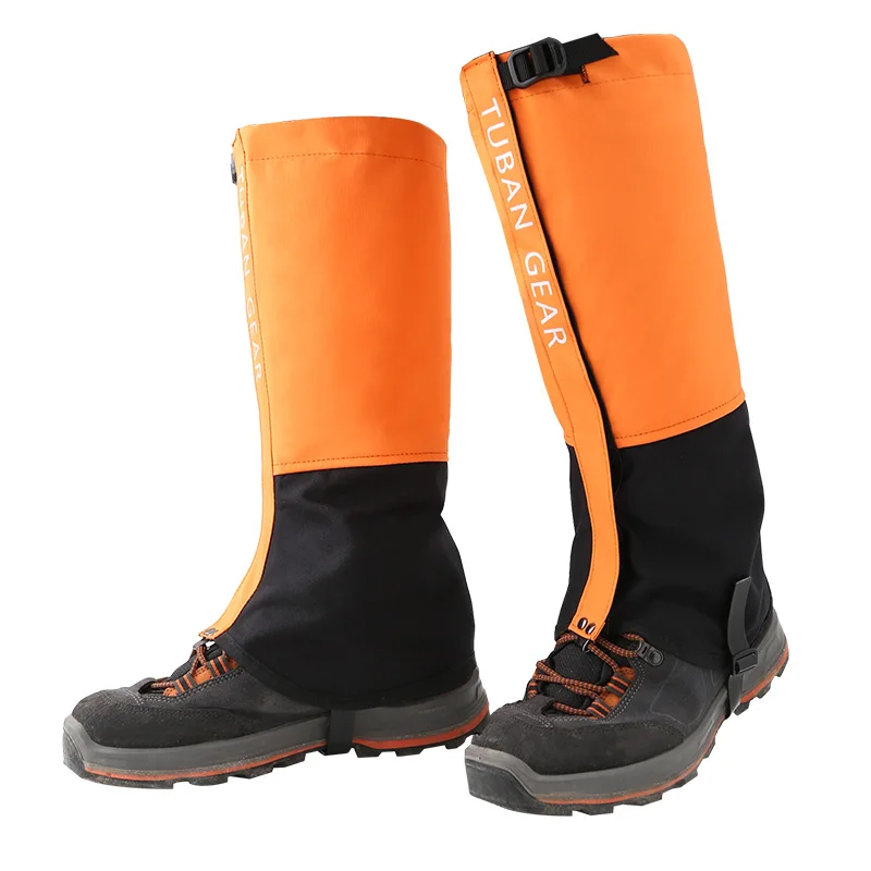 Mosodo Legging impermeable Polainas de piernas al aire libre Trekking Nieve Esquí Senderismo Calentador de piernas Protección de zapatos Cubierta envolvente para hombres y mujeres - imagen 3