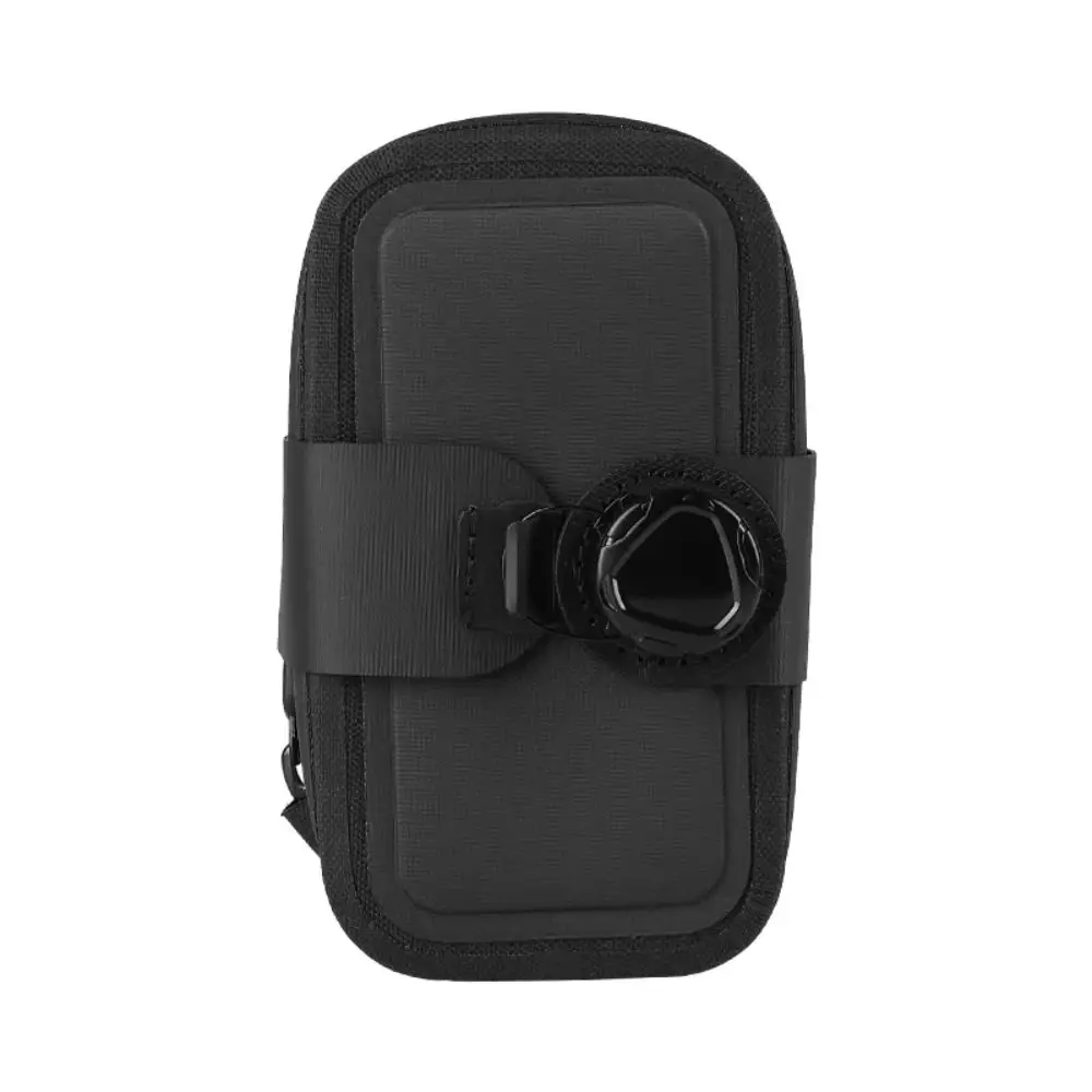 Bolsa impermeable para sillín de bicicleta de montaña 360 ° Hebilla giratoria Bolsa de ciclismo impermeable de gran capacidad portátil ajustable - imagen 3