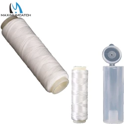 Maximumcatch-cebo elástico de poliéster de alta resistencia, carrete de hilo de sedal Invisible de 0,20/0,25mm para pesca en mar/señuelo