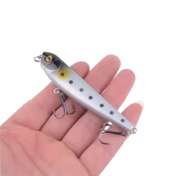 Señuelo lápiz superficie 8,5 cm – Anzuelos reforzados para cebo duro
