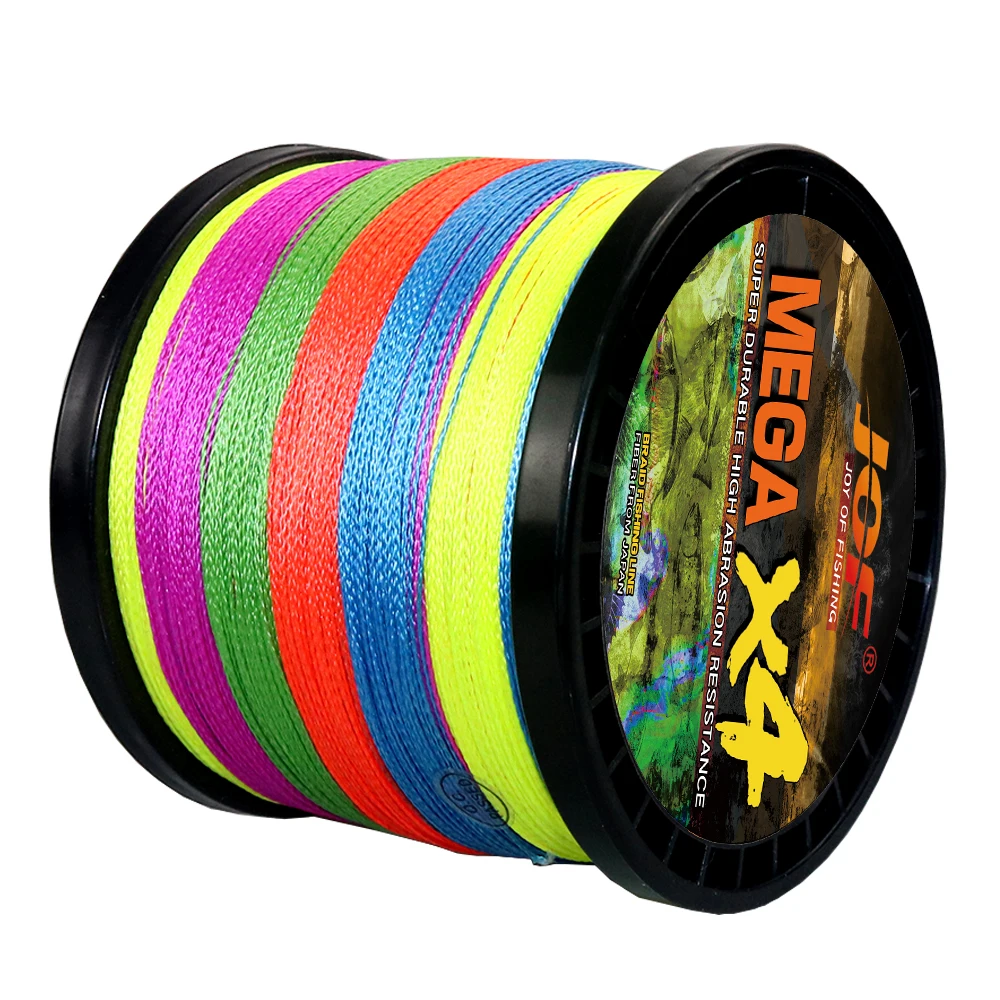 JOF-Hilo de pescar trenzado de 4 hebras, multifilamento para pesca de carpa, 10LB, 12LB, 18LB, 28LB, 35LB, 40LB, 50LB, 60LB, 80LB, 1000M - imagen 5