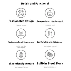 1 par de pulsera de peso para muñeca de natación, correa de muñeca ponderada ajustable a prueba de sudor, Yoga de silicona