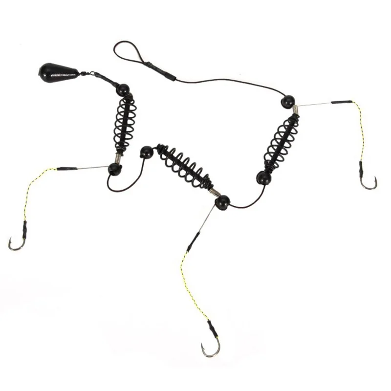 Anzuelo de pesca Artificial, juego de jaula de cebo, alimentador de peces, soporte para cebo, plantilla de bagre, aparejos de pesca de carpa, 15/20/25/30/35/40g - imagen 5