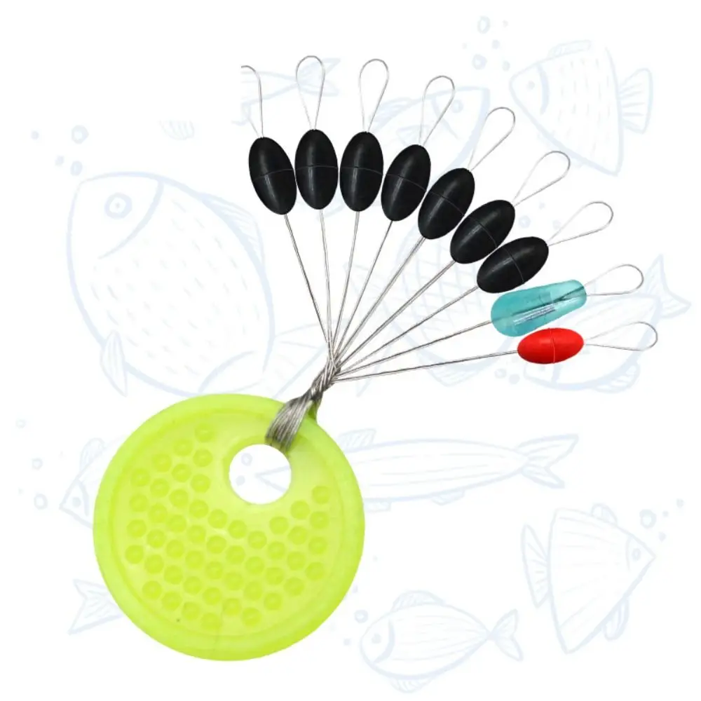 Conector de pesca de oliva flotante, tapón de goma cilíndrico, bolas espaciales de goma - imagen 5