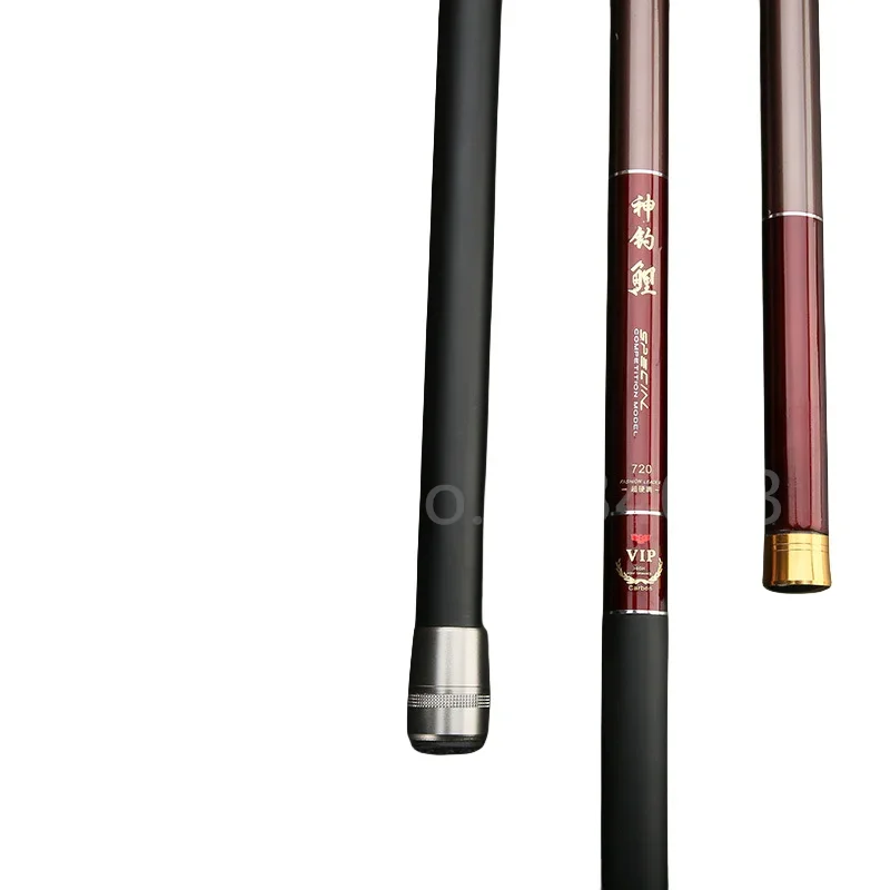 Caña de pescar telescópica de fundición de fibra de carbono, caña de mano súper dura, súper ligera, 7,2/8/9/10/11/12m - imagen 3
