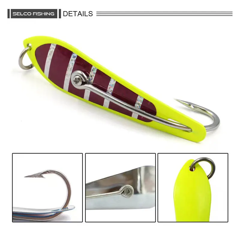 Como cebo con ángulo de arco, anzuelo de remolque para Pesca, cebo de arrastre, señuelo de aguas profundas, plantilla de Pesca para barco de mar, caballa, pistola dorada, cebo de remolque Leurre - imagen 5
