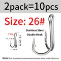 10 Hooks Size 26