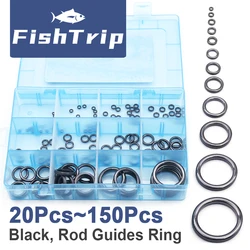 FishTrip Juego Reparación Anillos Cerámicos Guías Caña Pesca