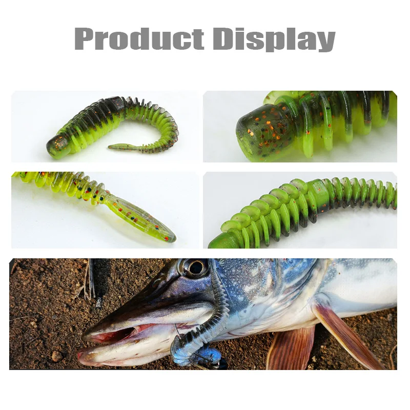 Señuelo de pesca suave flotante de TPE, cola de aguja de rosca maestra REVERSE de 2,5/3,0 pulgadas, 1,1/1,8g, para Ned/Texas/sin plataforma de plomo - imagen 3