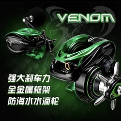 Haibo VENOM Carrete de fundición – Arrastre 12KG para aguas profundas